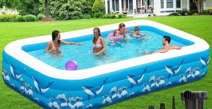 Backyard swimming pool makes life more comfortable