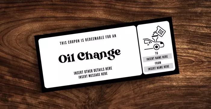 Need an oil change? Here's how to get an oil change coupon